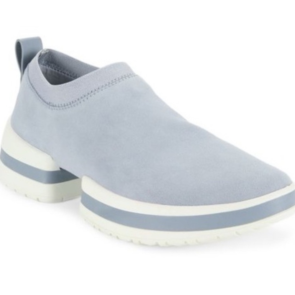Stuart Weitzman 612 Sock Slip On Sneakers in dovetail blue Size 5